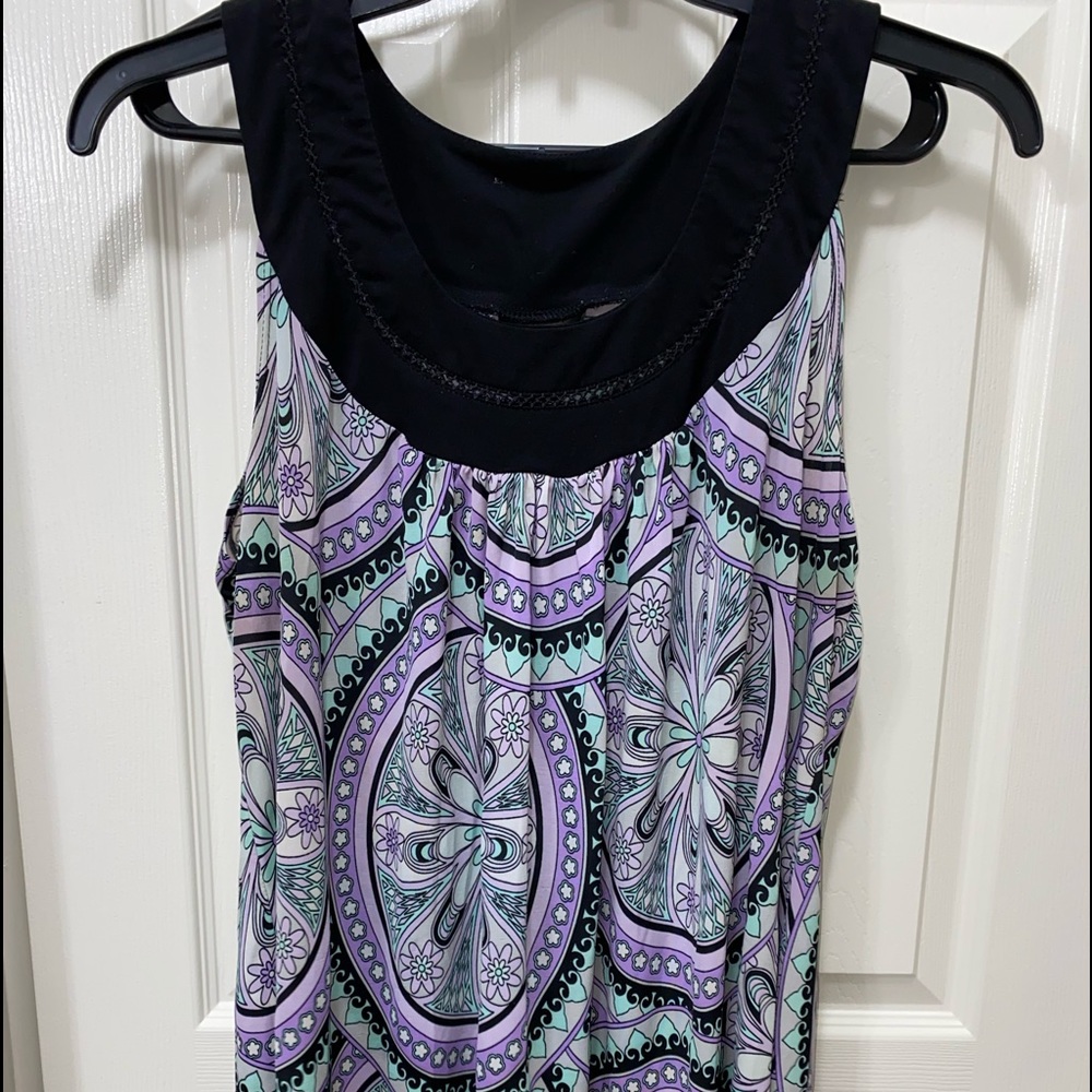 Lame Bryant halter top blouse